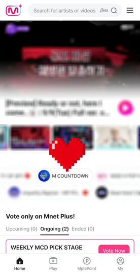 Find MCountdown on the Home page